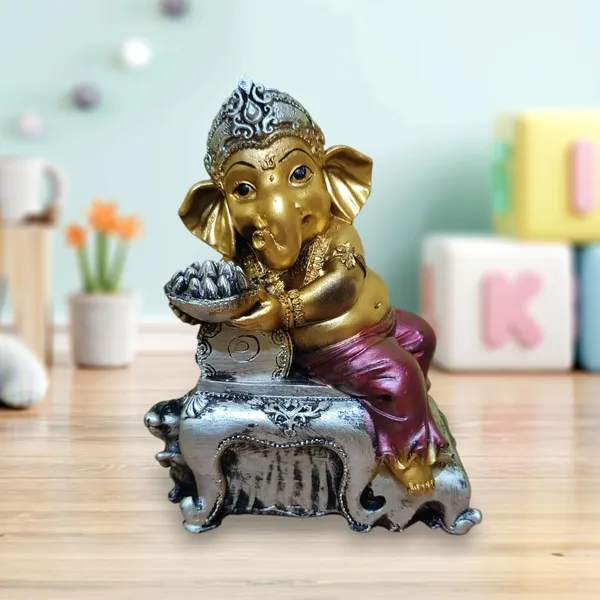Ganesha_Ganesh_Ganpati_Gajanan_Statue_Idol_Murti_Gift_Item_Decorative_Showpiece_Pack_of_1_(B012)