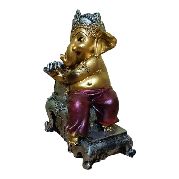 Ganesha_Ganesh_Ganpati_Gajanan_Statue_Idol_Murti_Gift_Item_Decorative_Showpiece_Pack_of_1_(B012)