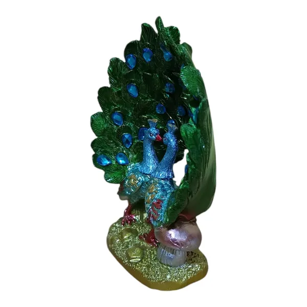 Multicolor_Marble_Handmade_Painted_Peacock_Statue