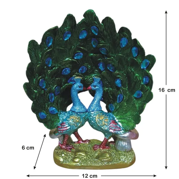 Multicolor_Marble_Handmade_Painted_Peacock_Statue