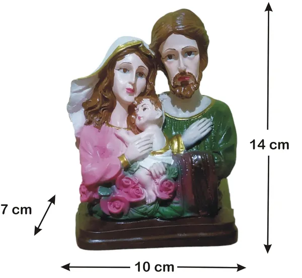 Multicolor_Religious_Holy_Family_Baby_Jesus_Christ_Statue_Christian_God_Ideal_For_Christmas_&_Home/Office_Decor_Polyresin