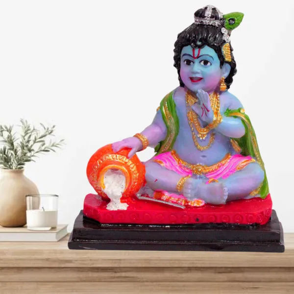Multicolor_Krishna_Kanha_Makhan_Chor_Murti_Idol_Statue_Marble_Dust
