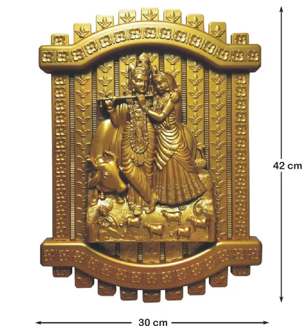 Golden_Radha_Krishna_Kanha_Wall_Hanging_Art_Decor_Sculpture_For_Entrance_Home_Office_Hotel_Decor_Fiber_Pack_Of_1