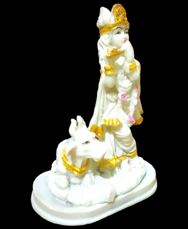 White_Krishna_Kanha_Gopala_Idol_Murti_Statue_Showpiece_Gift_For_Puja_Resin