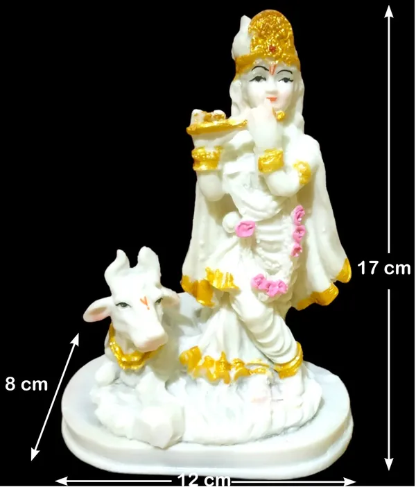 White_Krishna_Kanha_Gopala_Idol_Murti_Statue_Showpiece_Gift_For_Puja_Resin