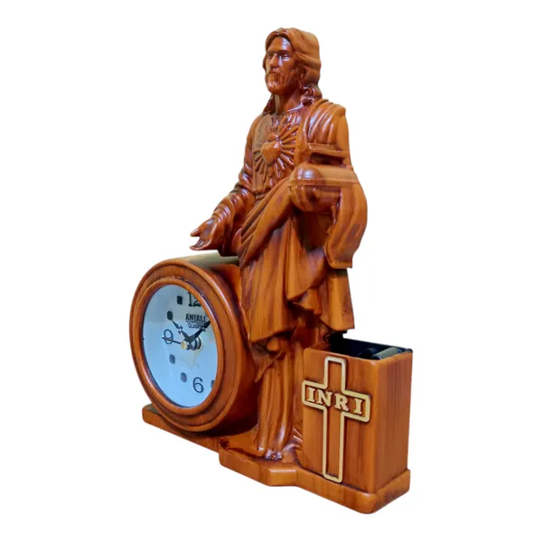 Jesus_Statue_And_Table_Clock_for_Home_Decor