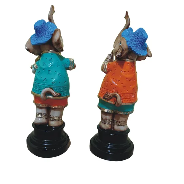 Multicolor_The_Spiritual_Living_Fengshui_Trunk_Up_Elephant_Couple_Statue_For_Good_Luck_Home_Decor_Showpiece_Figurine_Wildlife_Animal_Statue_Polyresin_Pack_Of_2