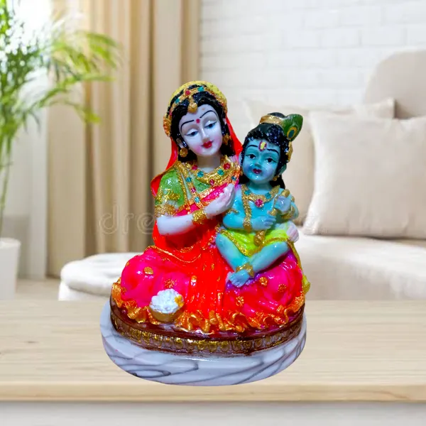 Yashoda_Mata_Krishna_Kanha_Gopala_Idol_Murti_Statue__Decorative_Showpiece_For_Puja_Temple_Office_Table