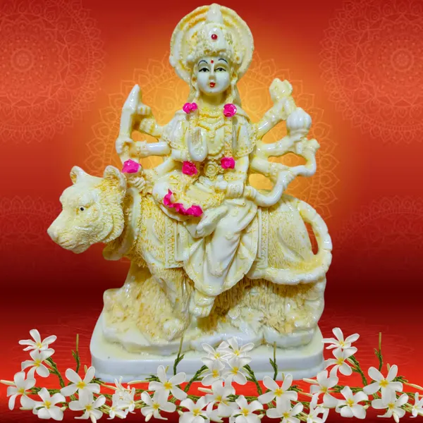 Durga_Mata_Devi_With_Lion_Idol_Murti_Statue_Spiritual_Pooja_Figurine_Worship