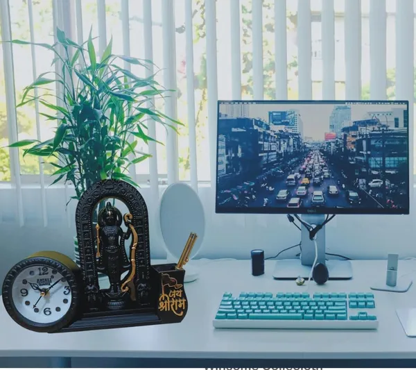 Multicolor_Ram_Lala_Idol_Murti_Statue_With_Table_Clock_Pen_Stand_Holder_Decorative_Showpiece_Plastic