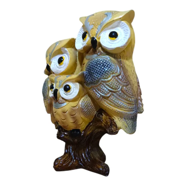 Owl_Family_Statue_Fengshui_Gift_Item_Home_Decor