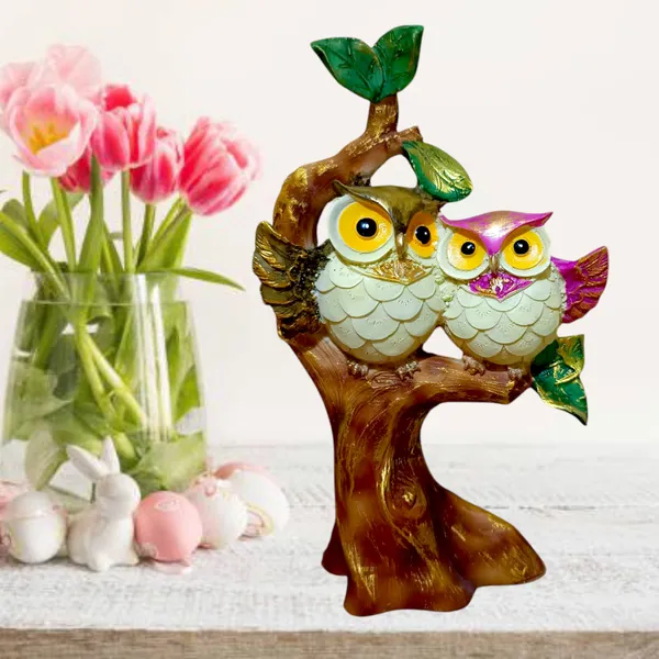 Owl_Family_Statue_Fengshui_Gift_Item_Home_Office_Room_Decor