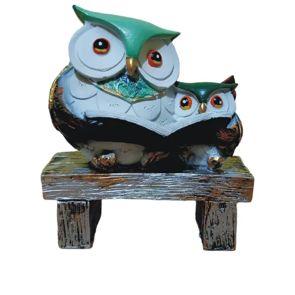 Owl_Family_Statue_Decorative_Showpiece_Couple_Statue_Fengshui_Lucky_Gift_Item_for_Home_Office_Room_Decor_Pack_of_1_(O6)