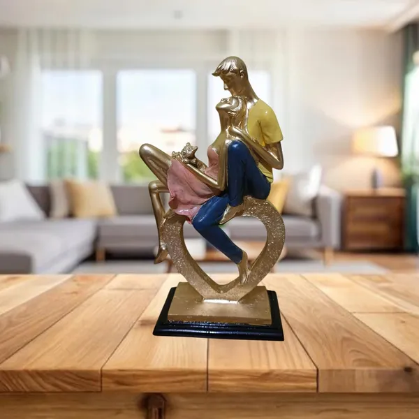 Multicolor_Resin_Portable_Lightweight_Handmade_Washable_Painted_Couple_Statue