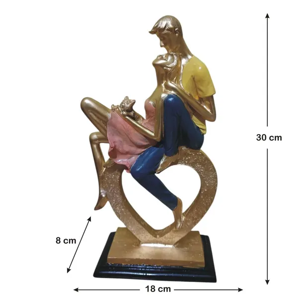 Multicolor_Resin_Portable_Lightweight_Handmade_Washable_Painted_Couple_Statue
