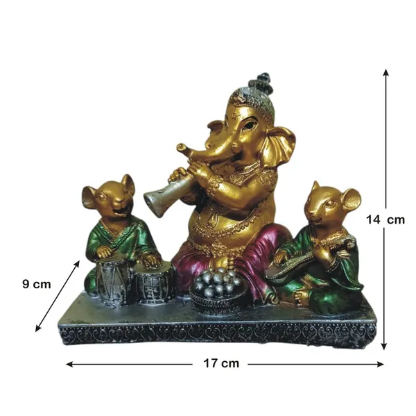 Ganesha_Ganesh_Ganpati_Gajanan_Statue_Idol_Murti_Gift_Item_Decorative_Showpiece_Pack_of_1_(B013)