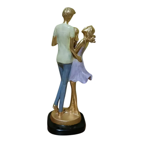 Multicolor_Polyresin_Handcrafted_With_Intricate_Detailing_By_Skilled_Indian_Artist_Painted_Couple_Statue