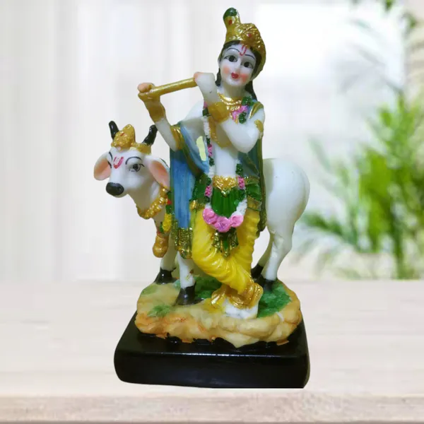 Multicolor_Krishna_Kanha_Idol/Murti/Statue_Gift_Item_Showpiece_Polyresin