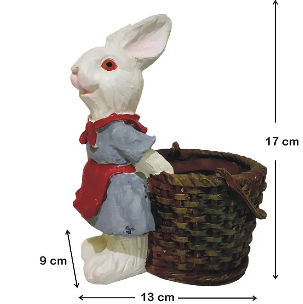 Rabbit_Statue_Animal_figurine_Decorative_Showpiece_Flower_Pen_stand_Holder_Coin_box_Gift_Item