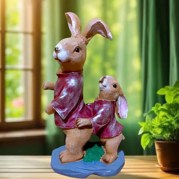 Rabbit_Couple_Statue