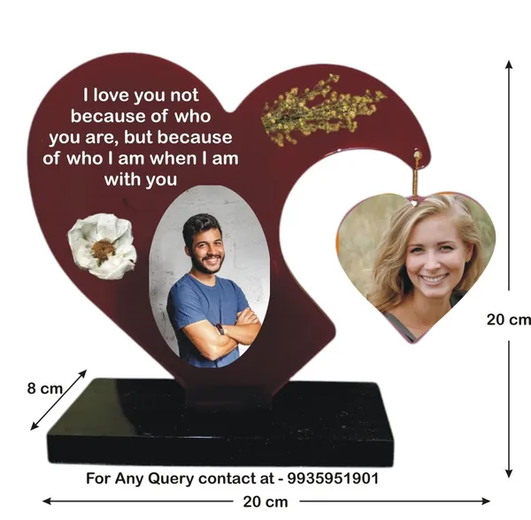 Multicolor_Personalized_Customized_Photo_Frame_With_Your_Photos_For_Home_Decor_Tabletop_For_Special_Occassions_Like_Wedding_Birthday_Etc_Made_Of_Resin_Size_8_Inch