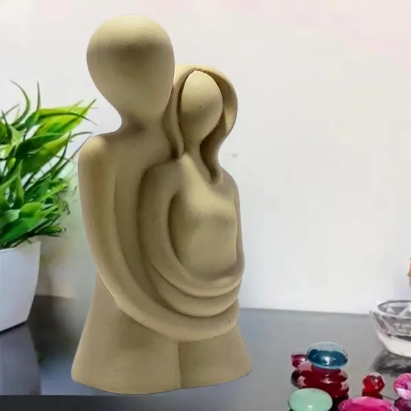Grey_Couple_Statue_Gift_Item_Pair_Sculpture_Figurine_Decorative_Showpiece_Polyresin