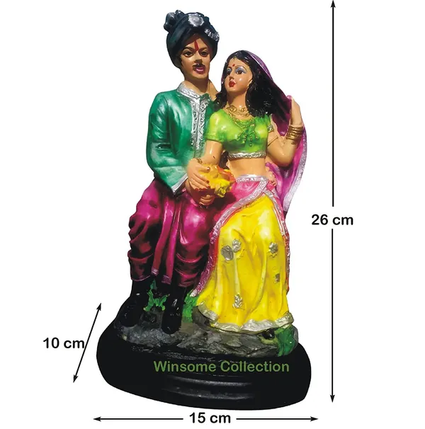 Multicolor_Resin_Handmade_Painted_Couple_Statue