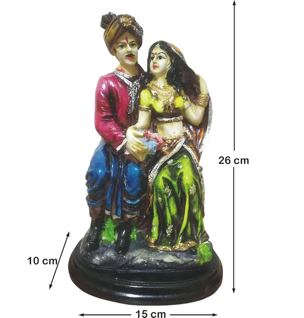 Multicolor_Resin_Handmade_Painted_Couple_Statue