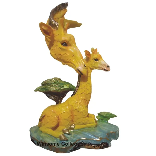 Giraffe_Animal_Figurine_Mumma_And_Baby_Statue_Mother_Child_Bird_Showpiece_Home_Decor__Pack_Of_1