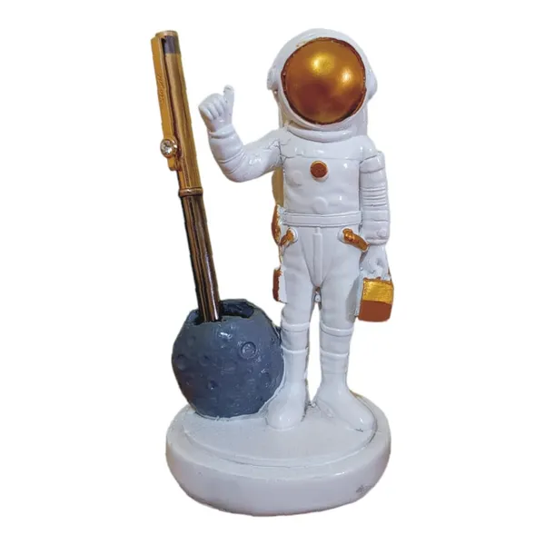 White_Astornot_Statue_Pen_Holder_Stand_For_Table_Home_Office_Decor_Polyresin