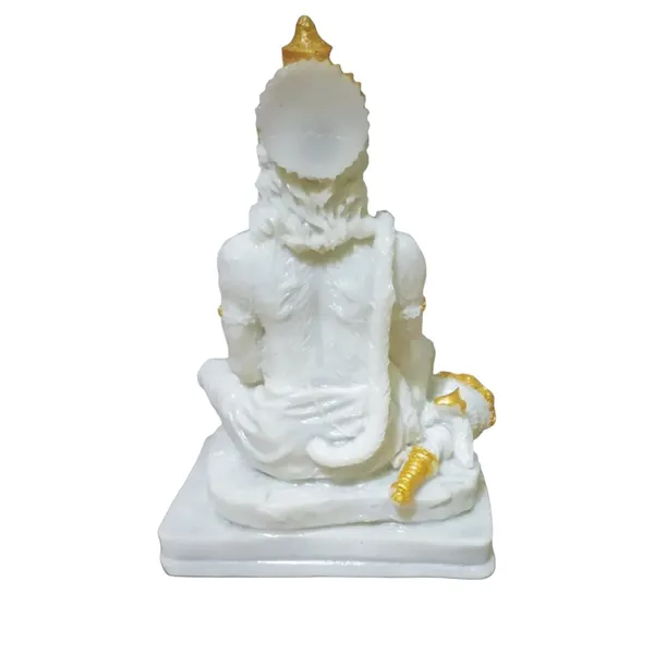 White_Hanuman_Bajrangbali_Murti_Idol_Statue_For_Puja_Ghar_Home_Decor_Marble_Dust