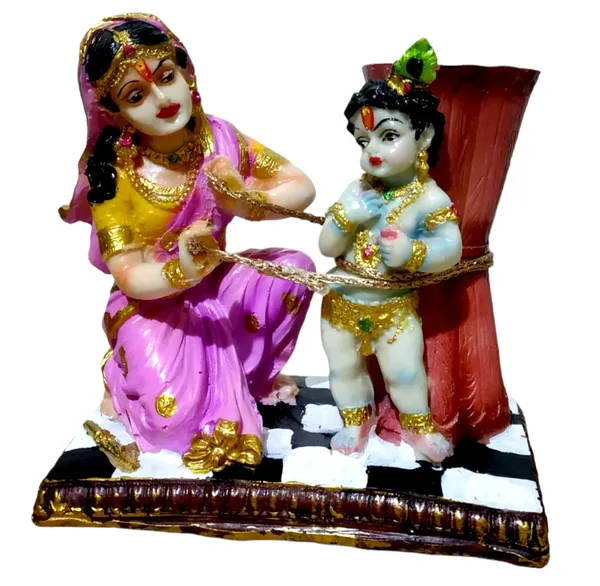 Yashoda_Mata_Krishna_Kanha_Idol_Murti_Mother_Child_Mumma_Baby_Statue_Showpiece_Gift_Kanha_Ji_Makhan_Chor_For_Puja_Krishna_Idol_Polyresin