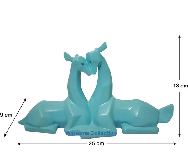Light_Blue_Deer_Couple_Statue_Decorative_Showpiece_Animal_Figurine_Statue_For_Home_Decor_Living_Room__Pack_Of_1