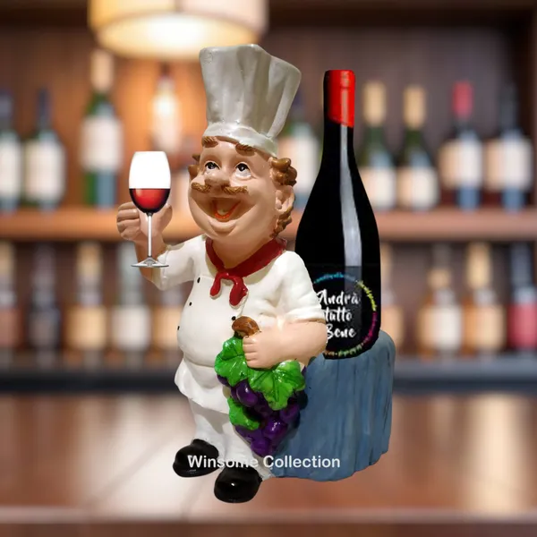 Wine_Bottle_And_Glass_Holder_Human_Statue_Decorative_Showpiece