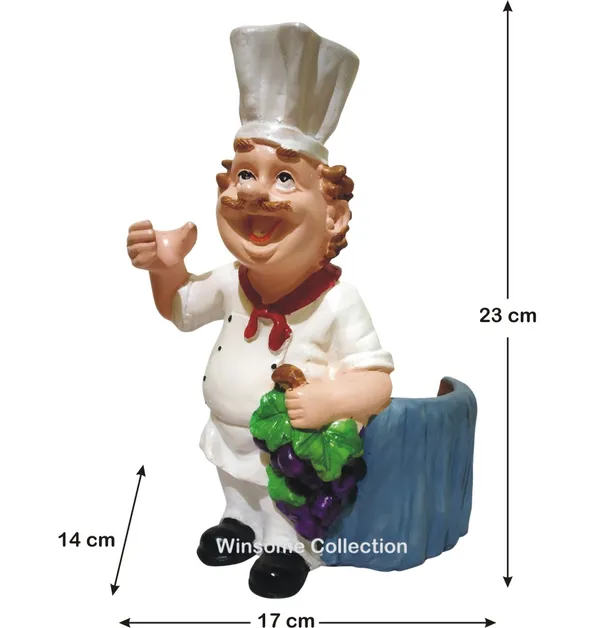 Wine_Bottle_And_Glass_Holder_Human_Statue_Decorative_Showpiece
