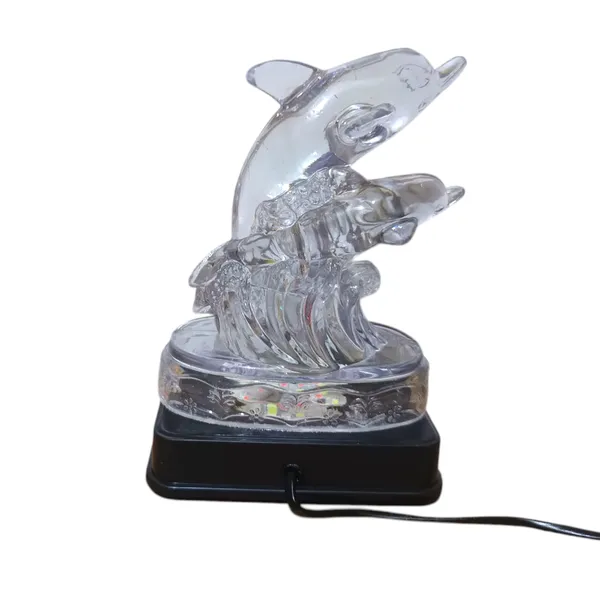 Winsome_Collection_Dolphin_Statue_with_Led_light