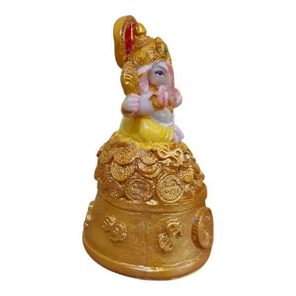 Winsome_Collection_Ganesha_On_Coin_Idol_Murti