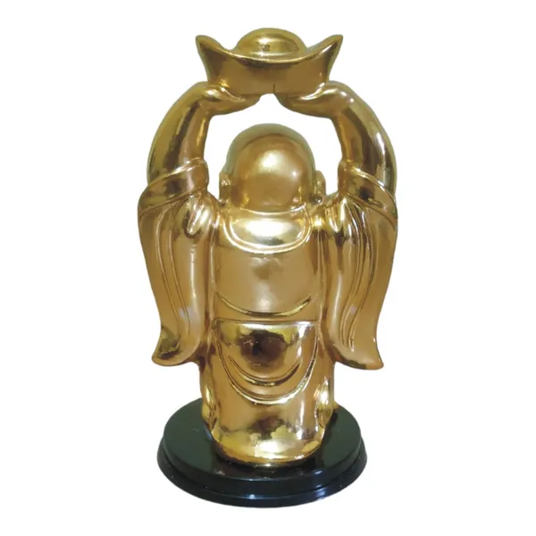 Winsome_Collection_Golden_Laughing_Buddha_Idol_Statue