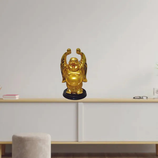 Winsome_Collection_Golden_Laughing_Buddha_Idol_Statue