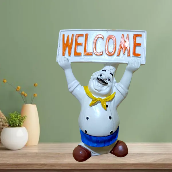 Decorative_Chef_Figurine_with_Welcome_Sign