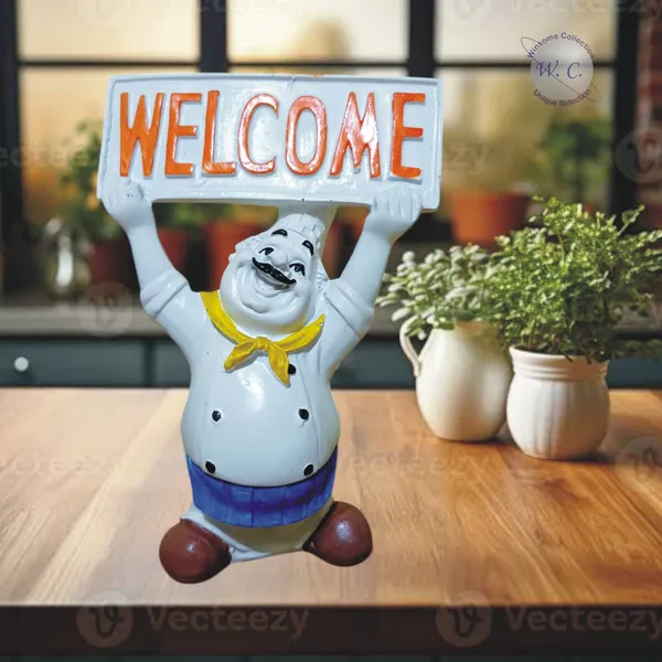 Decorative_Chef_Figurine_with_Welcome_Sign