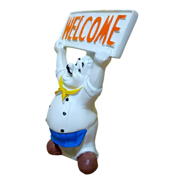 Decorative_Chef_Figurine_with_Welcome_Sign