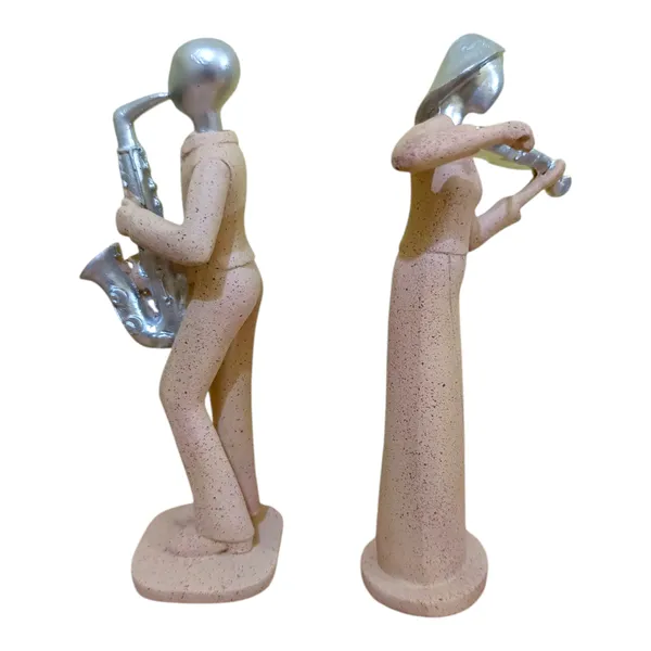 Winsome_Collection_Musician_Figurine_Set,_Decorative_Resin_Statues,_Saxophone_and_Violin_Players,_Pack_of_2,_Handmade_Art_Deco_Style