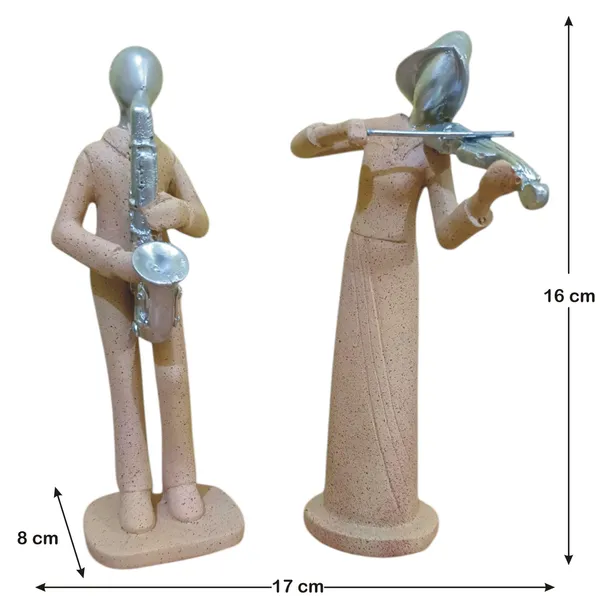 Winsome_Collection_Musician_Figurine_Set,_Decorative_Resin_Statues,_Saxophone_and_Violin_Players,_Pack_of_2,_Handmade_Art_Deco_Style