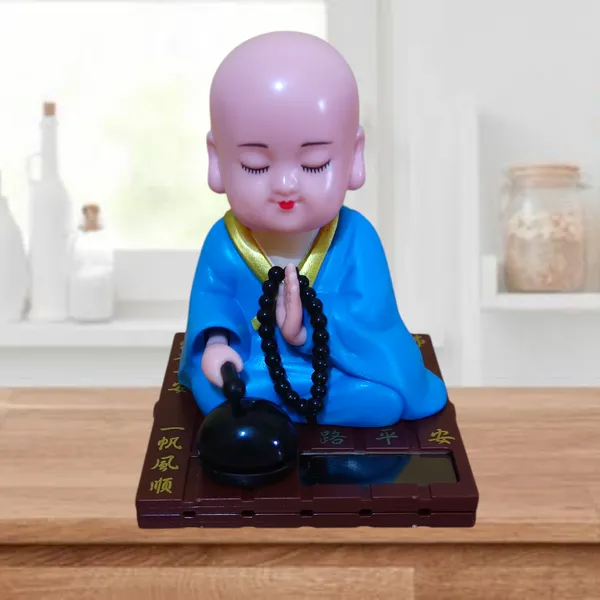 Winsome_Collection_Solar_Powered_Monk_Showpiece