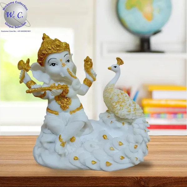 Ganesha_Ganesh_Ganpati_Gajanan_Statue_Idol_Murti_Gift_Item_Decorative_Showpiece_Pack_of_1_(B014)