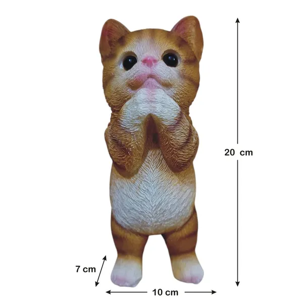 Multicolor_Resin_Handmade_Painted_Cat_Statue