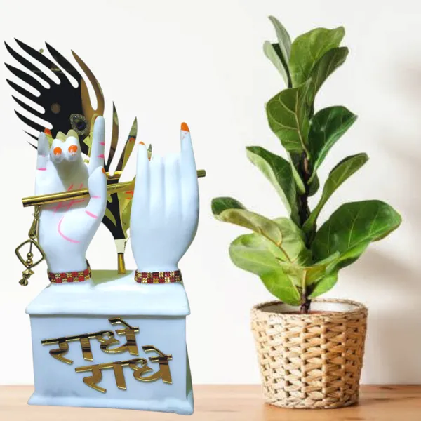 Krishna_Ji_Hand_with_Flute_Home_Decoration_Showpiece_White_Krishna_Hand_Statue_with_Flute_Morpankh_for_Gift_Home_Interior_Living_Room_Bedroom_Temple_Office_Decor