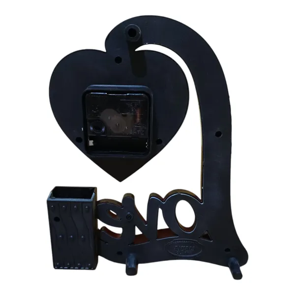 Love_Shape_Table_Clock_Pen_Stand_Holder_Decorative_Showpiece