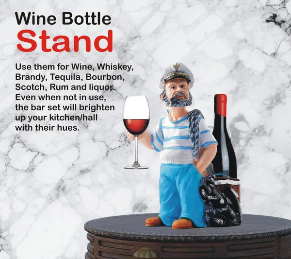 Wine_Bottle_And_Glass_Holder_Human_Figurine_Statue_Decorative_Showpiece